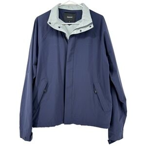 Rohan Dry Delta Jacket Mens Medium Blue Lightweight Water Resistant Travel